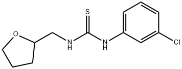 N-(3-chlorophenyl)-N'-(tetrahydro-2-furanylmethyl)thiourea|