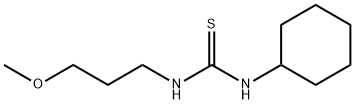 N-cyclohexyl-N'-(3-methoxypropyl)thiourea Struktur