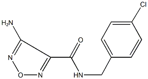 4-amino-N-(4-chlorobenzyl)-1,2,5-oxadiazole-3-carboxamide|