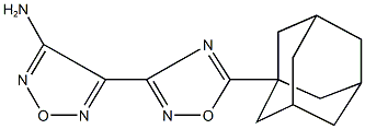 4-[5-(1-adamantyl)-1,2,4-oxadiazol-3-yl]-1,2,5-oxadiazol-3-amine|