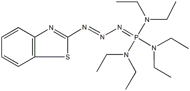 N-{[3-(1,3-benzothiazol-2-yl)-2-triazenylidene][bis(diethylamino)]phosphoranyl}-N,N-diethylamine,405279-44-9,结构式