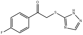 1-(4-fluorophenyl)-2-(4H-1,2,4-triazol-3-ylsulfanyl)ethanone Structure