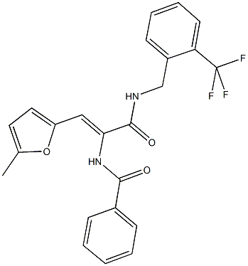 406174-18-3 N-[2-(5-methyl-2-furyl)-1-({[2-(trifluoromethyl)benzyl]amino}carbonyl)vinyl]benzamide