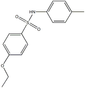 4-ethoxy-N-(4-methylphenyl)benzenesulfonamide Structure