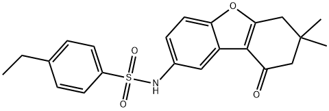 406474-37-1 N-(7,7-dimethyl-9-oxo-6,7,8,9-tetrahydrodibenzo[b,d]furan-2-yl)-4-ethylbenzenesulfonamide