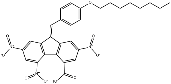 406707-64-0 2,5,7-trisnitro-9-[4-(octyloxy)benzylidene]-9H-fluorene-4-carboxylic acid