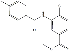 methyl 4-chloro-3-[(4-methylbenzoyl)amino]benzoate,40872-88-6,结构式