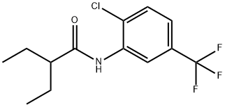 N-[2-chloro-5-(trifluoromethyl)phenyl]-2-ethylbutanamide Structure