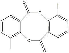 4,10-dimethyl-6H,12H-dibenzo[b,f][1,5]dioxocine-6,12-dione Structure