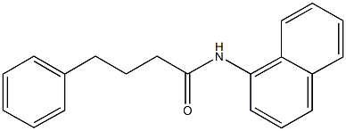 N-(1-naphthyl)-4-phenylbutanamide Structure