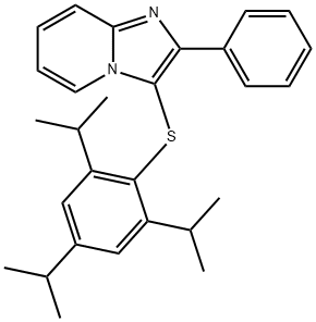 412962-48-2 2-phenylimidazo[1,2-a]pyridin-3-yl 2,4,6-triisopropylphenyl sulfide