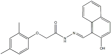 2-(2,4-dimethylphenoxy)-N'-[(2-hydroxy-1-naphthyl)methylene]acetohydrazide|