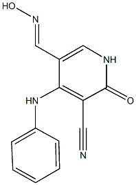 4-anilino-5-[(hydroxyimino)methyl]-2-oxo-1,2-dihydro-3-pyridinecarbonitrile|