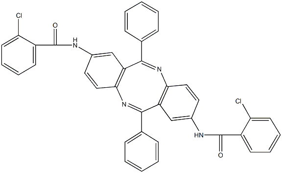 2-chloro-N-{8-[(2-chlorobenzoyl)amino]-6,12-diphenyldibenzo[b,f][1,5]diazocin-2-yl}benzamide|