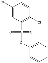 phenyl 2,5-dichlorobenzenesulfonate Struktur