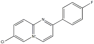 7-chloro-2-(4-fluorophenyl)pyrido[1,2-a]pyrimidin-5-ium Structure