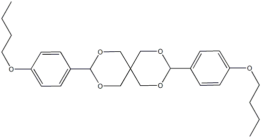 3,9-bis(4-butoxyphenyl)-2,4,8,10-tetraoxaspiro[5.5]undecane Structure