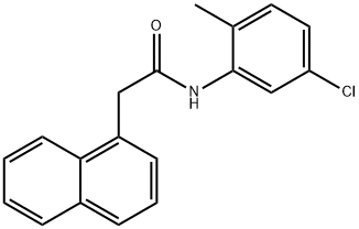 N-(5-chloro-2-methylphenyl)-2-(1-naphthyl)acetamide,415692-80-7,结构式