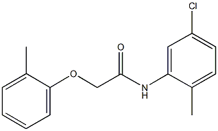 N-(5-chloro-2-methylphenyl)-2-(2-methylphenoxy)acetamide Struktur