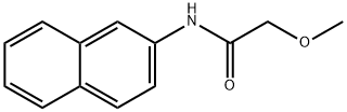 2-methoxy-N-(2-naphthyl)acetamide 化学構造式