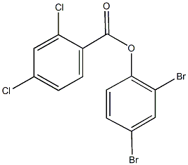 2,4-dibromophenyl 2,4-dichlorobenzoate Structure
