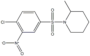 415701-06-3 1-({4-chloro-3-nitrophenyl}sulfonyl)-2-methylpiperidine