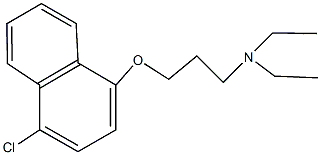 3-[(4-chloro-1-naphthyl)oxy]-N,N-diethyl-1-propanamine,415938-00-0,结构式