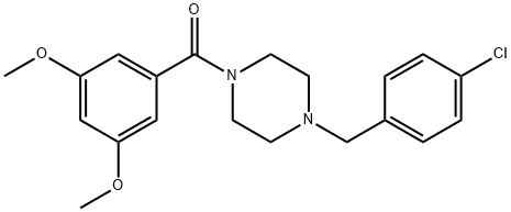 415942-48-2 1-(4-chlorobenzyl)-4-(3,5-dimethoxybenzoyl)piperazine