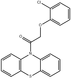 2-chlorophenyl 2-oxo-2-(10H-phenothiazin-10-yl)ethyl ether Structure