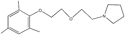 1-{2-[2-(mesityloxy)ethoxy]ethyl}pyrrolidine|