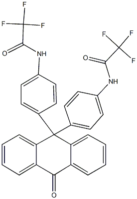 416884-16-7 2,2,2-trifluoro-N-[4-(10-oxo-9-{4-[(trifluoroacetyl)amino]phenyl}-9,10-dihydro-9-anthracenyl)phenyl]acetamide