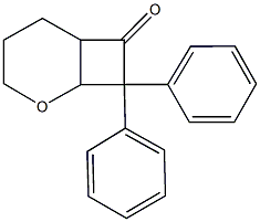 8,8-diphenyl-2-oxabicyclo[4.2.0]octan-7-one 结构式