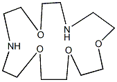 1,4,7,13-tetraoxa-10,16-diazacyclooctadecane Struktur