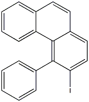 3-iodo-4-phenylphenanthrene Struktur