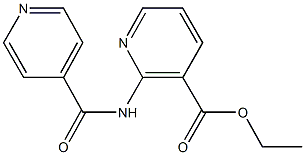 ethyl 2-(isonicotinoylamino)nicotinate Struktur