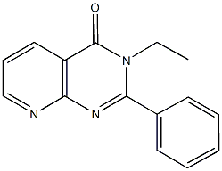 3-ethyl-2-phenylpyrido[2,3-d]pyrimidin-4(3H)-one,41803-81-0,结构式