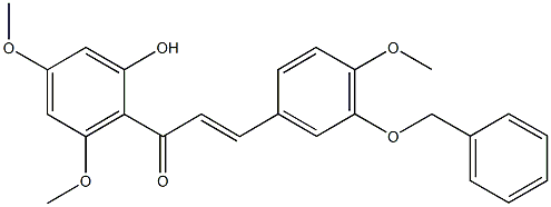 41877-58-1 3-[3-(benzyloxy)-4-methoxyphenyl]-1-(2-hydroxy-4,6-dimethoxyphenyl)-2-propen-1-one