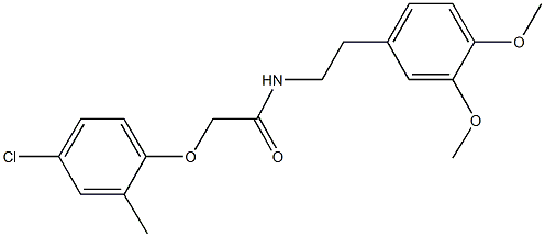 418777-35-2 2-(4-chloro-2-methylphenoxy)-N-[2-(3,4-dimethoxyphenyl)ethyl]acetamide