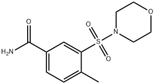 4-methyl-3-(morpholin-4-ylsulfonyl)benzamide Structure