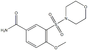 4-methoxy-3-(4-morpholinylsulfonyl)benzamide|