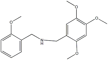 N-(2-methoxybenzyl)(2,4,5-trimethoxyphenyl)methanamine,418784-79-9,结构式