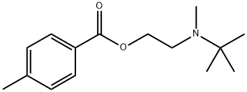 2-[tert-butyl(methyl)amino]ethyl 4-methylbenzoate 化学構造式