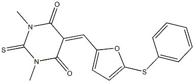 420832-81-1 1,3-dimethyl-5-{[5-(phenylsulfanyl)-2-furyl]methylene}-2-thioxodihydro-4,6(1H,5H)-pyrimidinedione