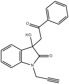 3-hydroxy-3-(2-oxo-2-phenylethyl)-1-(2-propynyl)-1,3-dihydro-2H-indol-2-one,421579-06-8,结构式