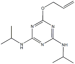 6-(allyloxy)-N~2~,N~4~-diisopropyl-1,3,5-triazine-2,4-diamine Structure