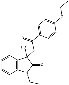 421584-42-1 3-[2-(4-ethoxyphenyl)-2-oxoethyl]-1-ethyl-3-hydroxy-1,3-dihydro-2H-indol-2-one