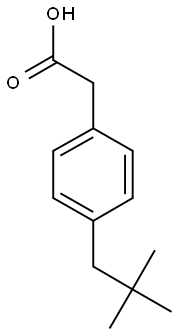 (4-neopentylphenyl)acetic acid,42288-64-2,结构式