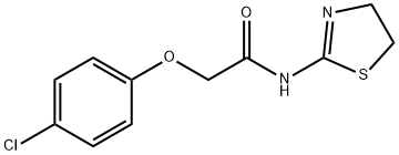 42310-50-9 2-(4-chlorophenoxy)-N-(4,5-dihydro-1,3-thiazol-2-yl)acetamide