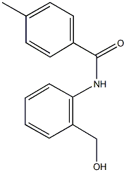 N-[2-(hydroxymethyl)phenyl]-4-methylbenzamide,423736-97-4,结构式