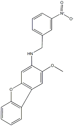 2-methoxy-N-(3-nitrobenzyl)dibenzo[b,d]furan-3-amine Structure